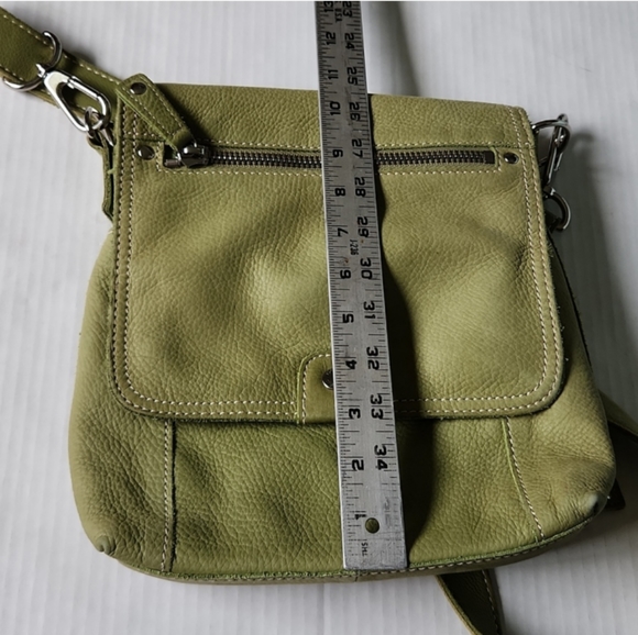 Fossil | Wallet Pocket Bag Womens Green Leather Detachable Strap Crossbody - Picture 6 of 16